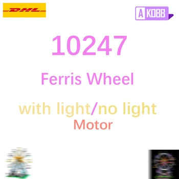 

In stock bricks-toy Expert Ferris Wheel building blocks 10247 Street View Model for boys and girls birthday gifts