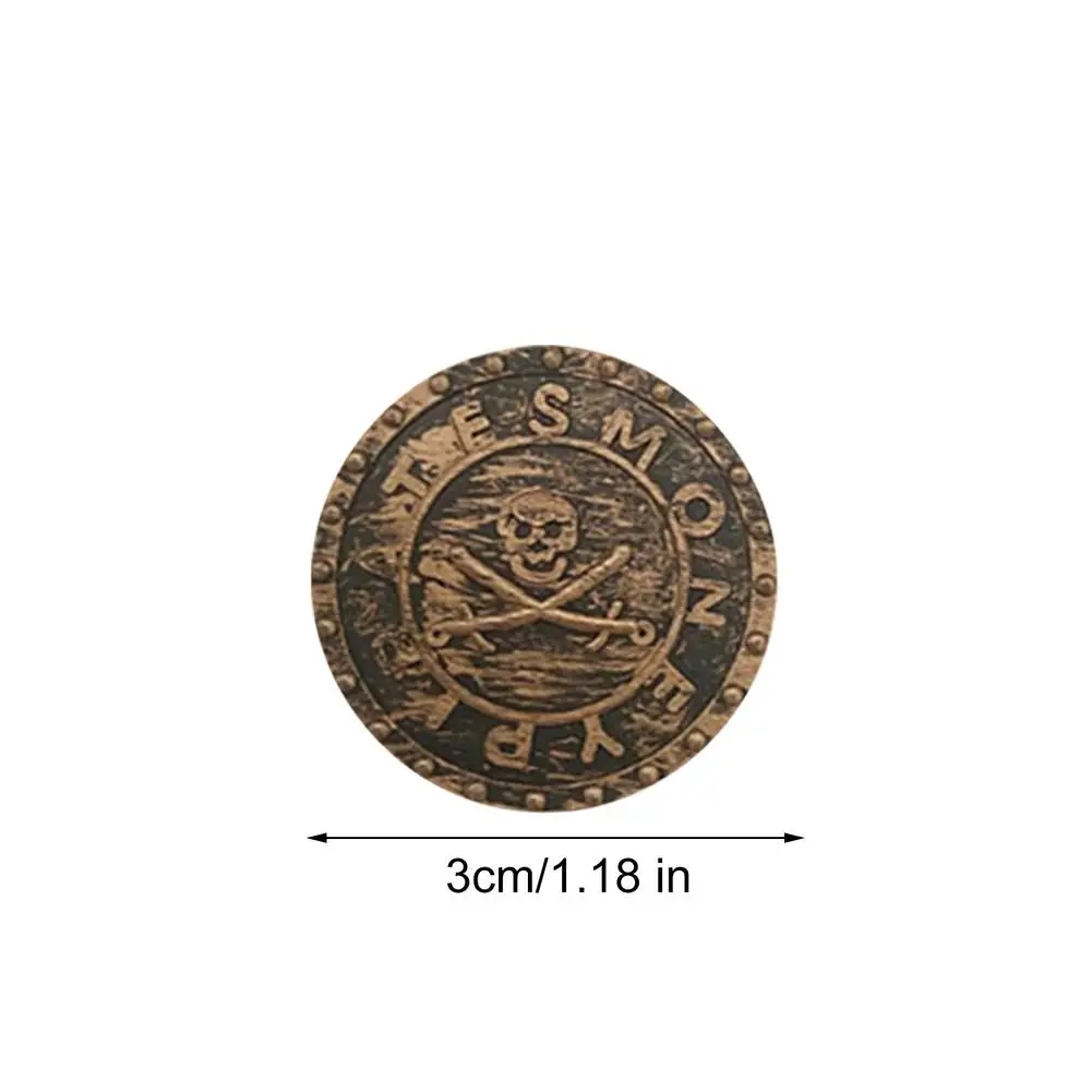 100pcs Pirates Gold Coins Plastic Currency Toy Game Props Chips Playset Party Favor Treasure Hunt Gold Coin Props For Kids 3cm 6 100pcs Pirates Gold Coins Plastic Currency Toy Game Props Chips Playset Party Favor Treasure Hunt Gold Coin Props For Kids 3cm 6