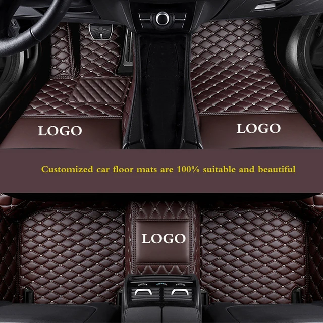 Personnalisé Luxe Voiture Tapis Pour En Ford Focus Rs MK3 Inc Logos Bleu  Bords