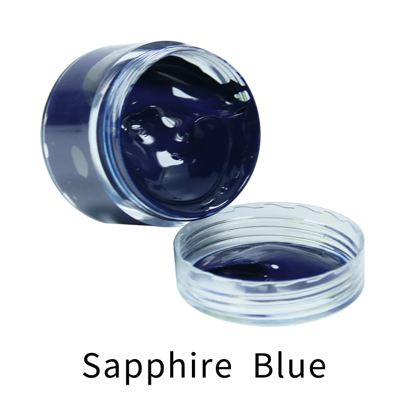Sapphire Blue Leather Paint Shoe Cream For Leather Sofa Bag Clothing