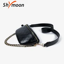 SHYMOON, Женская поясная сумка, сумки на пояс, дамские поясные сумки, роскошные, брендовые, дизайнерские, ручная сумка, сумки на пояс, модная нагрудная сумка, сумки на плечо