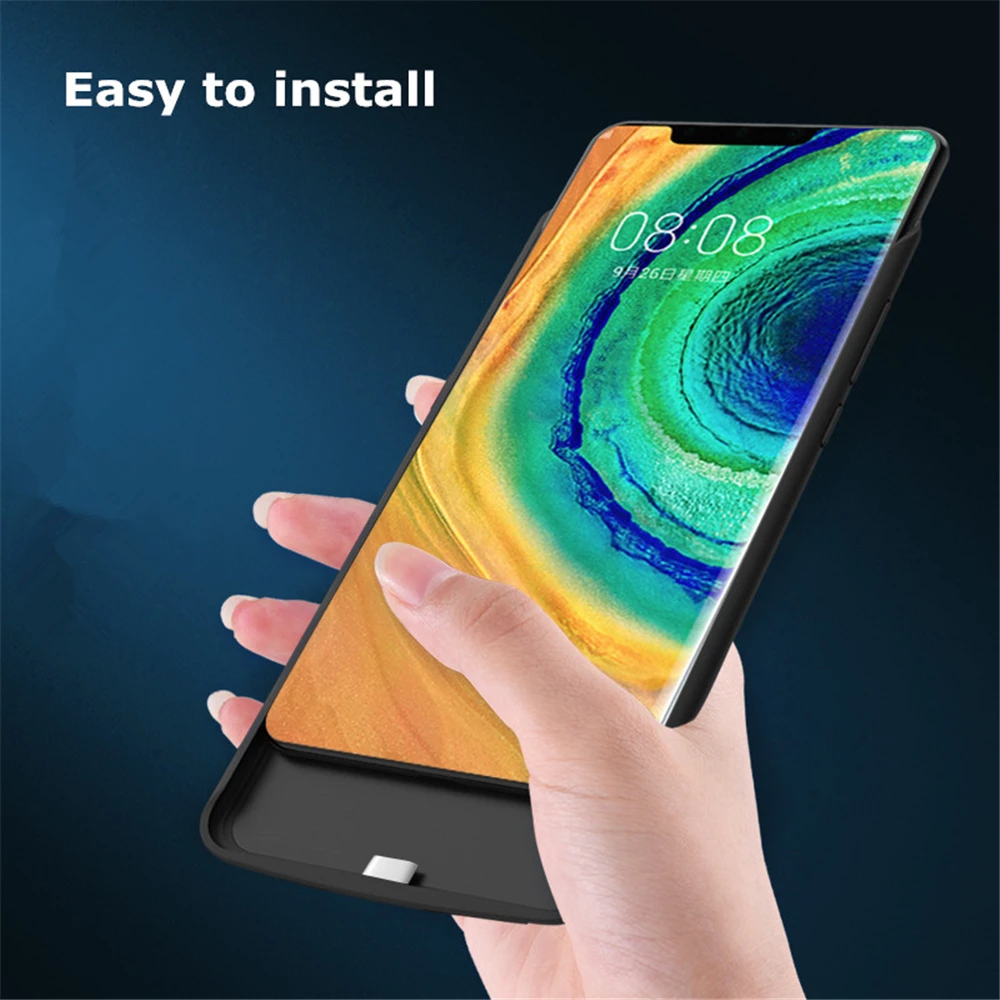 Battery Charger Cases For Huawei Mate 30 Pro Battery Case 6800mAh External Power Bank Charge Cover For Huawei Mate 30 Power Case