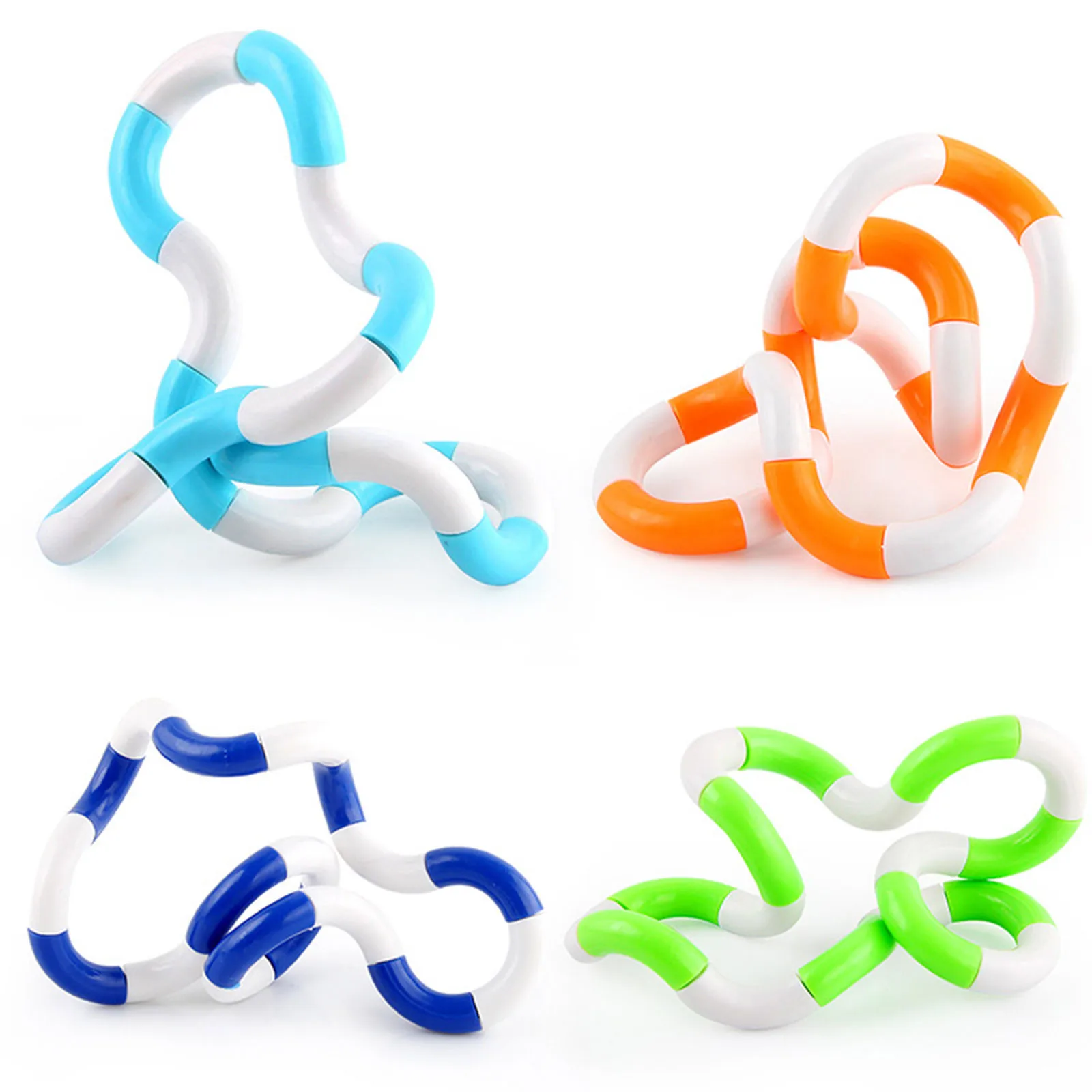 Twisted Ring Magic Fidget Trick Rope Tangle Fidget Toys Creative DIY  Winding Leisure Education Stress Reliever Kid AdultToy