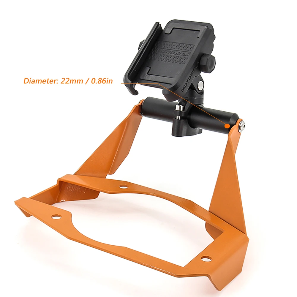 For 1050 1090 1190 Adventure ADV Motorcycle Bracket Mount Smartphone GPS Holder Navigation bracket phone clip license plate frame