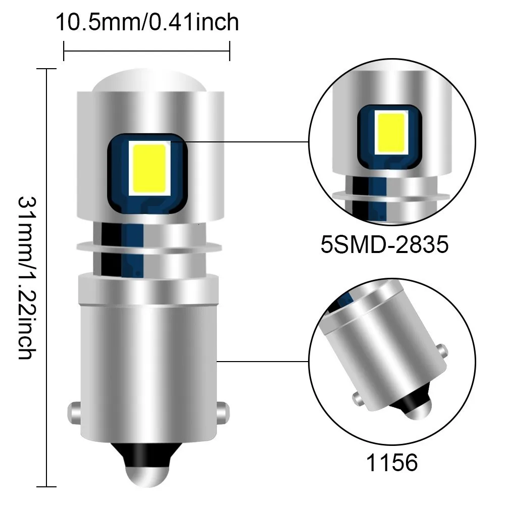 2 шт. BA9S T4W светодиодный автомобильный светильник лампочка T2W T3W H5W интерьер автомобиля светодиодный номерной знак светильник 5 светодиодный 2835 SMD