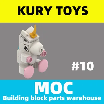 

Kury Toys DIY MOC Building block parts For animal #10 rhinoceros toy brick