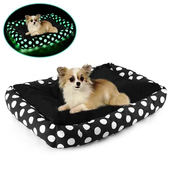 

Luminous Puppy Pets Dog Cat Bed House Super Warm Soft Dog Nest Mat Cushion Dog Kennel Pet Products Animal House B-005-WD