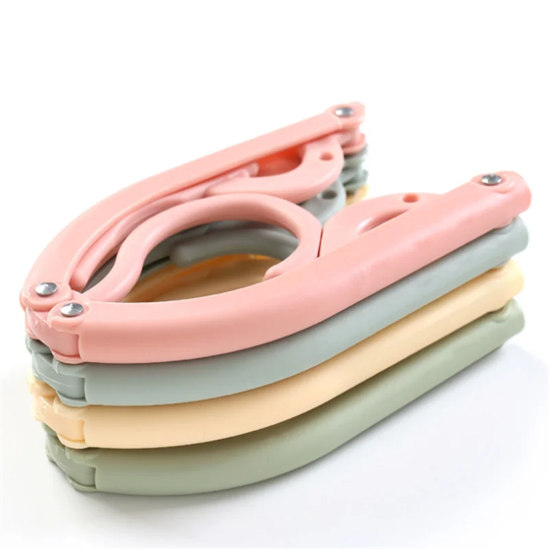 Perchero retráctil portátil de viaje, estante de secado de plástico multifuncional, alfiler para pantalones, herramientas colgantes de almacenamiento, 5 uds.