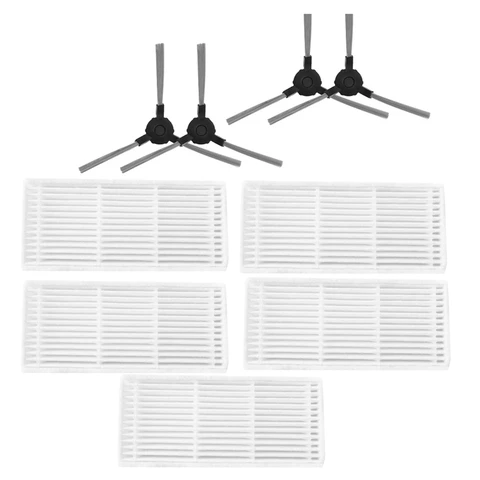 Vacuum Cleaner HEPA Filter Side Brushes for Midea VCR03 VCR01/VCR12 Robot Vacuum Cleaner Brush Parts Accessories