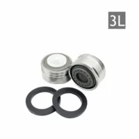 WASOURLF 2 PCS ก๊อกน้ําประหยัดน้ํา Aerator เปลือกสแตนเลส M24 ด้ายชาย 2L 3L 4L TAP อุปกรณ์ครัว FITTING 3