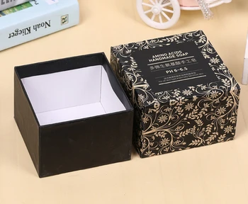 

Wholesale Small Retail Packaging Craft Paper box Kraft Paper Gift Soap Carton Box Free Sample ---PX1085