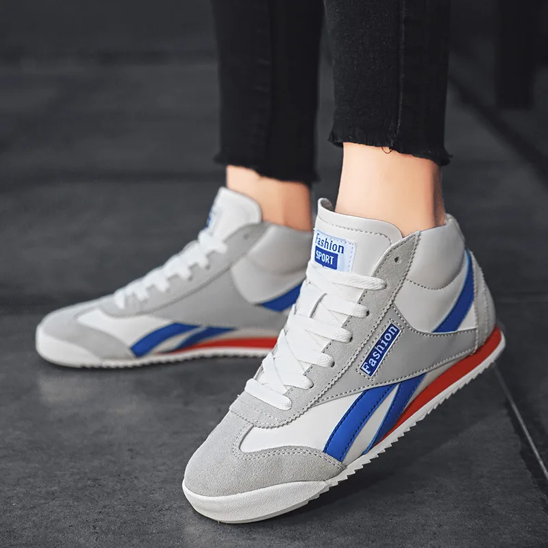 

Hot Sales 2019 Winter New Style Fashion COUPLE'S Warm Cotton-padded Shoes Outdoor Casual Sports High Shoes