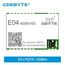 S2-LP 433mhz rf módulo de longa distância 1km 16dbm sem fio receptor transceptor spi cdebyte baixo consumo energia selo buraco/ipex