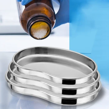 

Stainless Steel Kidney Bowl Curved Trays Dental Tool Docters Use Trays