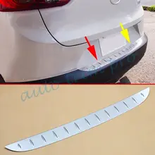 Защитные накладки на пороги заднего бампера для Mazda CX-3 CX3 аксессуары из нержавеющей стали