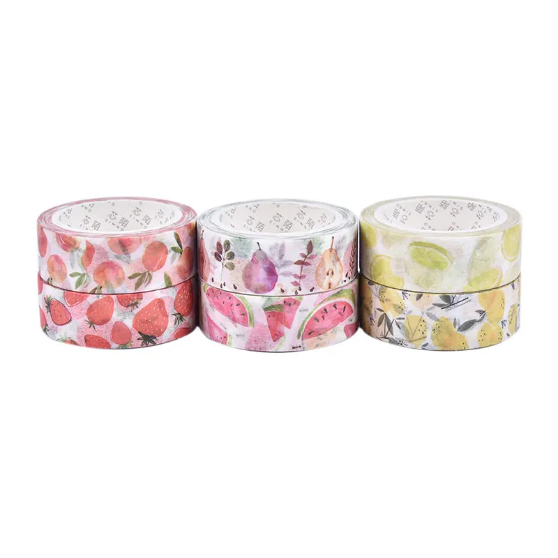 

1Pcs Fashion 1.5cm * 7m Cute Fruit Masking Tape DIY Decorative Tape Deco Maskingpaper Tapes