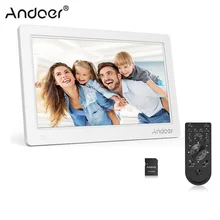 Andoer 11," Цифровая фоторамка FHD 1920*1080 ips экран Поддержка календаря часы MP3 видео плеер с картой памяти 8 Гб