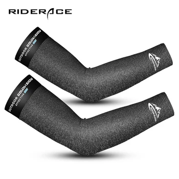 

Cycling Ice Fabric Running Arm Warmers Basketball Riding Sleeve Bicycle Bike Protective Sport Fitness Sleeves Summer Safety Gear