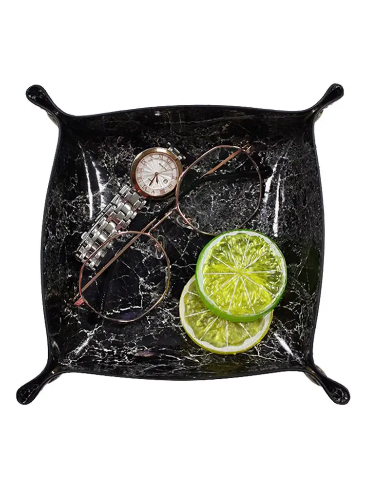 ߷ Ʈ  Nightstand ũž 巹  Catchall Ʈ Ű   ȭ  Marbling Design