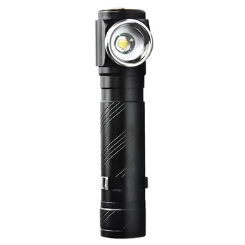 

Led Hard Light Waterproof Multi Function Rechargeable USB Charging Flashlight Wide-range Durable