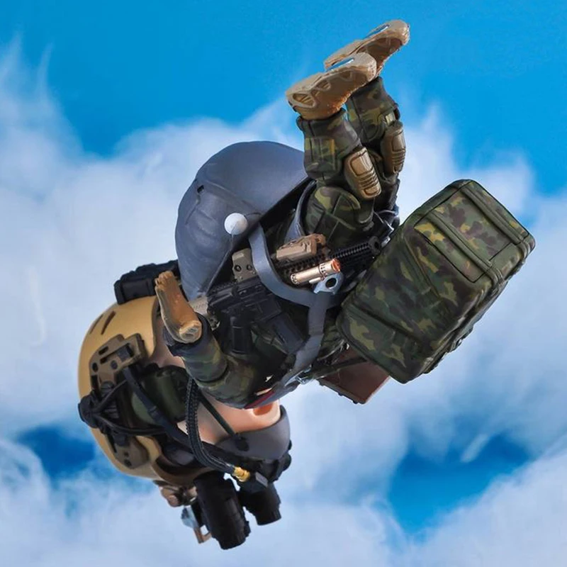 Фигурка база мини " TRICKYMAN MARSOC HALO Jumper TM008/TM009 Фигурки игрушки модель 12,5 см 5