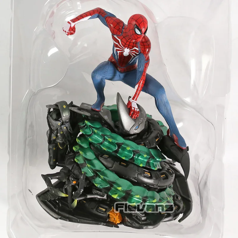 С героями комиксов Марвел, «Человек-паук», PS4 игры "Человек-паук" Коллекционное издание ПВХ фигурка Коллекционная модель игрушки - Цвет: no box