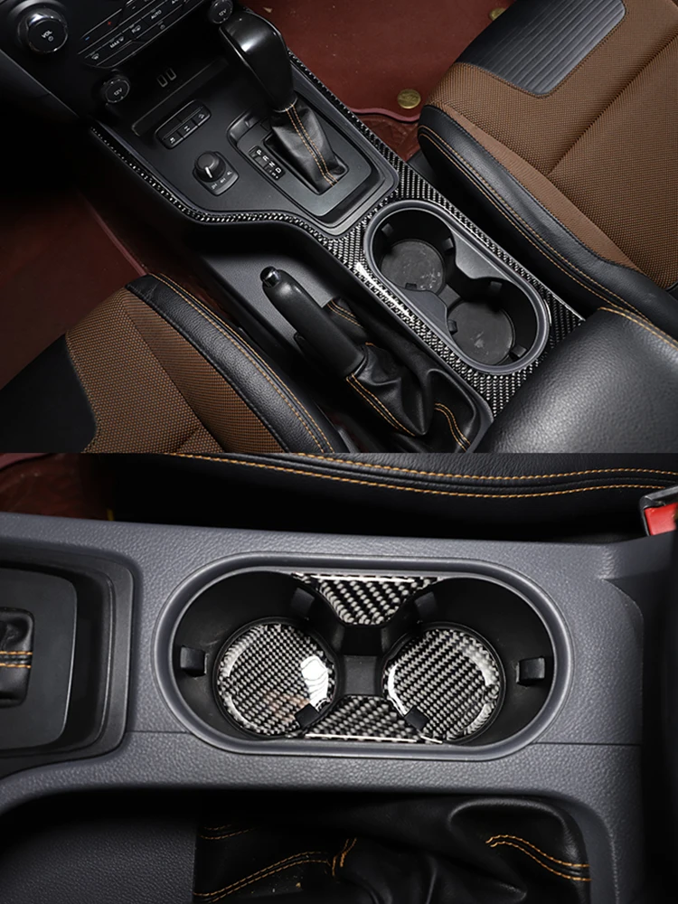 For Ford Ranger Wildtrak 2015-2021 Car Gear Panel Central Control Instrument Decorative Panel Interior Sticker Car Accessories