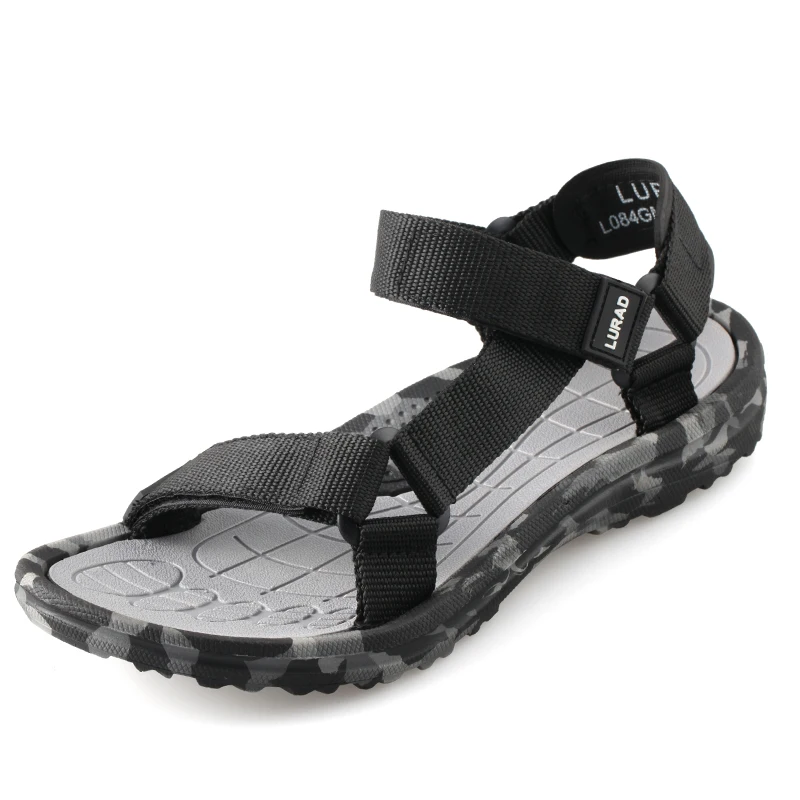 

Sandals Men's Breathable New Summer Camouflage Casual Beach Fashion Youth Soft Bottom Non-slip Roman Shoes