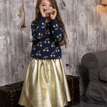 Весна-Осень, вязаный свитер с рисунком вишни для маленьких девочек, верхняя одежда для детей, брендовая одежда для девочек