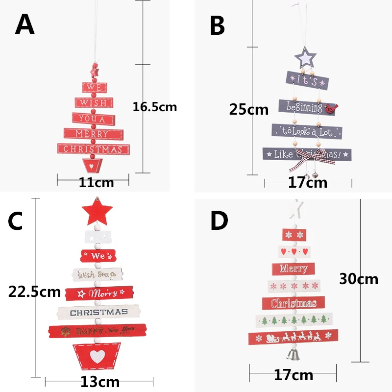 Рождественская деревянная подвеска, Рождественские елочные украшения, рождественские подвесные украшения, поделки из дерева, подарок на год
