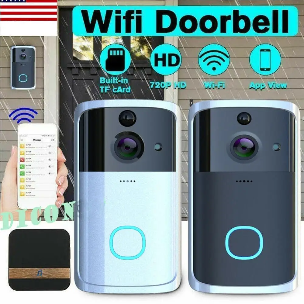

M7 WIFI Doorbell Smart Remote photography conversation Phone Door Bell Alarm Wireless Security Camera Infrared night vision