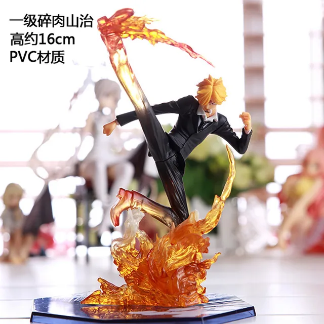 Anime Action Figure One Piece Fantasy Sanji Diable Jambe GK Manga Statue Figurine Decoration PVC Collectible Model Toys 5