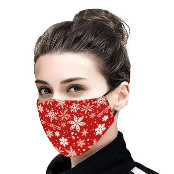 

22 Patterns Adult Mouth Masks For Face Mask Washable Face sheild Earloop Christmas Tree Elk Windproof Foggy Mask Mascarillas