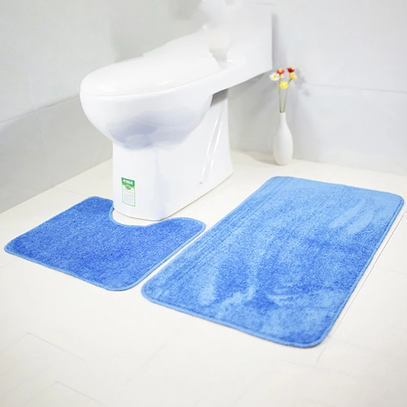 Сменный коврик для ванной, украшение для душа, 2 шт, напольный коврик для ванной комнаты, противоскользящий