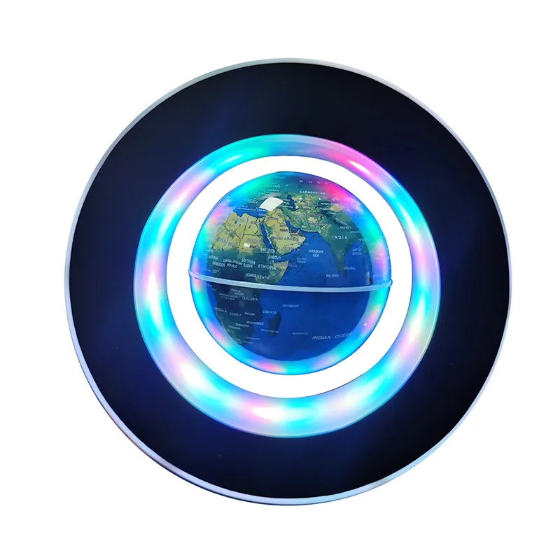 1 шт. ночной Светильник праздничные подарки Ночной светильник для гостиной украшения магнитный левитирующий Глобус 110/220V AC Европейский мощность - Испускаемый цвет: Round