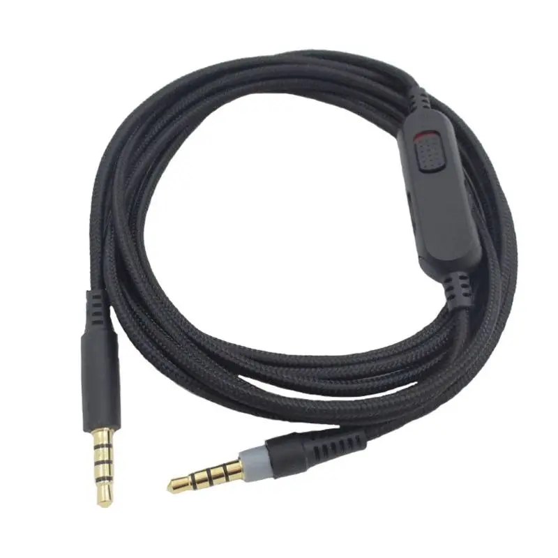 Headphone Cable Audio Cord Line for HyperX Cloud Mix Cloud Alpha Gaming Headsets Q39D
