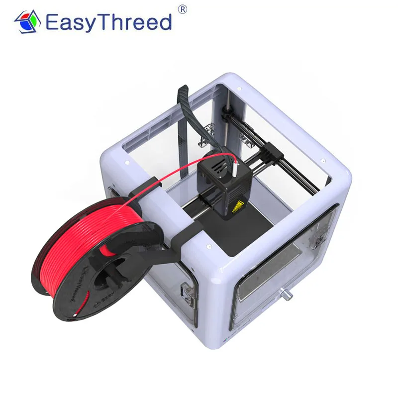 Easythreed Mini FDM 3d принтер с экраном для детей, полностью собранный Набор для печати 3 D, лучшие праздничные подарки для детского образования