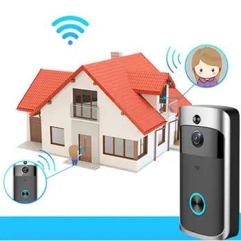 

New Wifi smart video doorbell Wireless WiFi Video Doorbell Smart Phone Door Ring Intercom Camera Security Bell