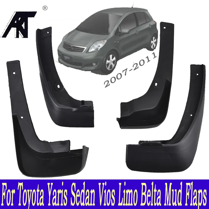 Брызговик для Toyota Yaris Sedan Vios Limo об этом брызговик s 2007-2013 Брызговики Крыло