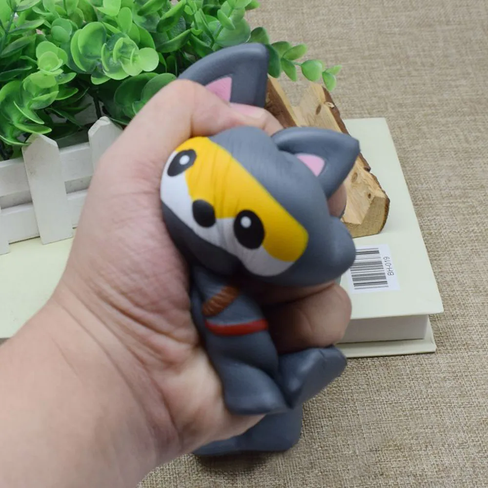 Soft Cartoon Cat Slow Rising Squeeze Stress Reliever Toy decompression Slow rebound toy Girly Heart Pinch Fun #B