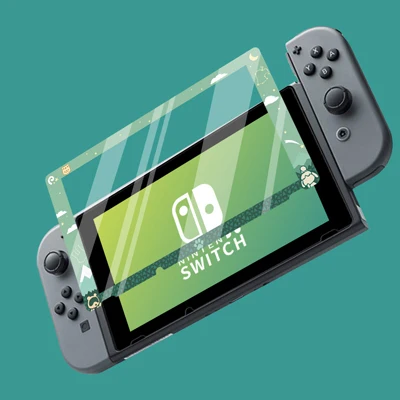 Защитный чехол для консоли nintendo Switch, защитный чехол, чехол для nintendo Switch NS Joy-Con, защитный корпус, чехол - Цвет: Tempered Glass B