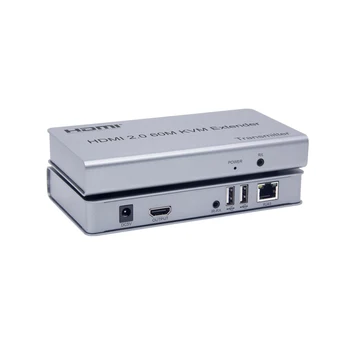 

HDMI 2.0 60M KVM Extender 4K 60Hz HDCP2.2 3.5mm Audio out support Loop-out Touch Screen Display with IR and Cascade Connect