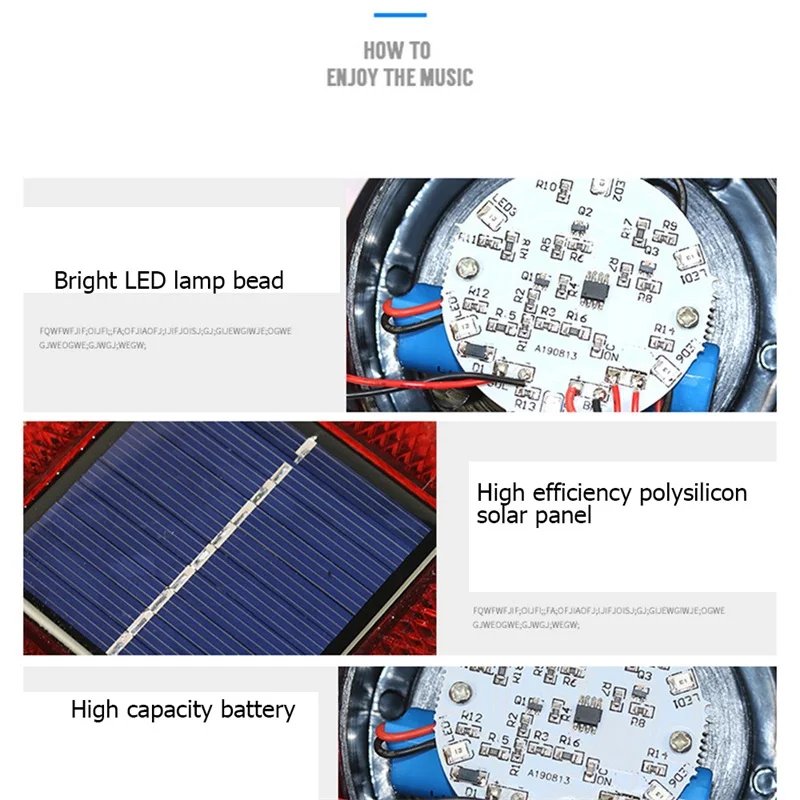 luz telhado do carro sucção magnética recarregável luz led