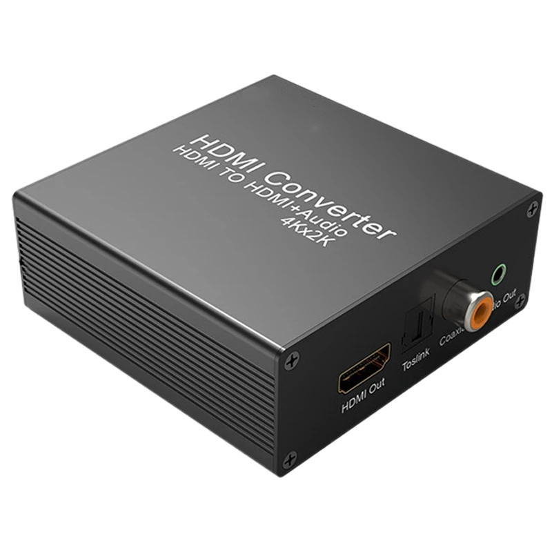 HDMI o Decoder Splitter o Splitter 1080P HDMI to Coaxial to Toslink to 3 5 o EU Plug 