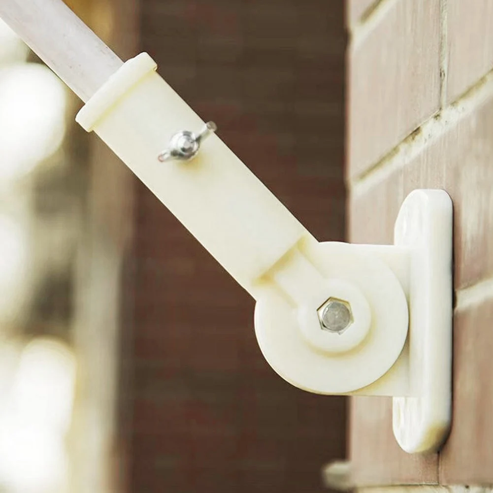 

Windsock Base Plastic Durable Display Angle Flag Pole Holder Multipurpose Wall Mount Practical With Screws Portable Adjustable