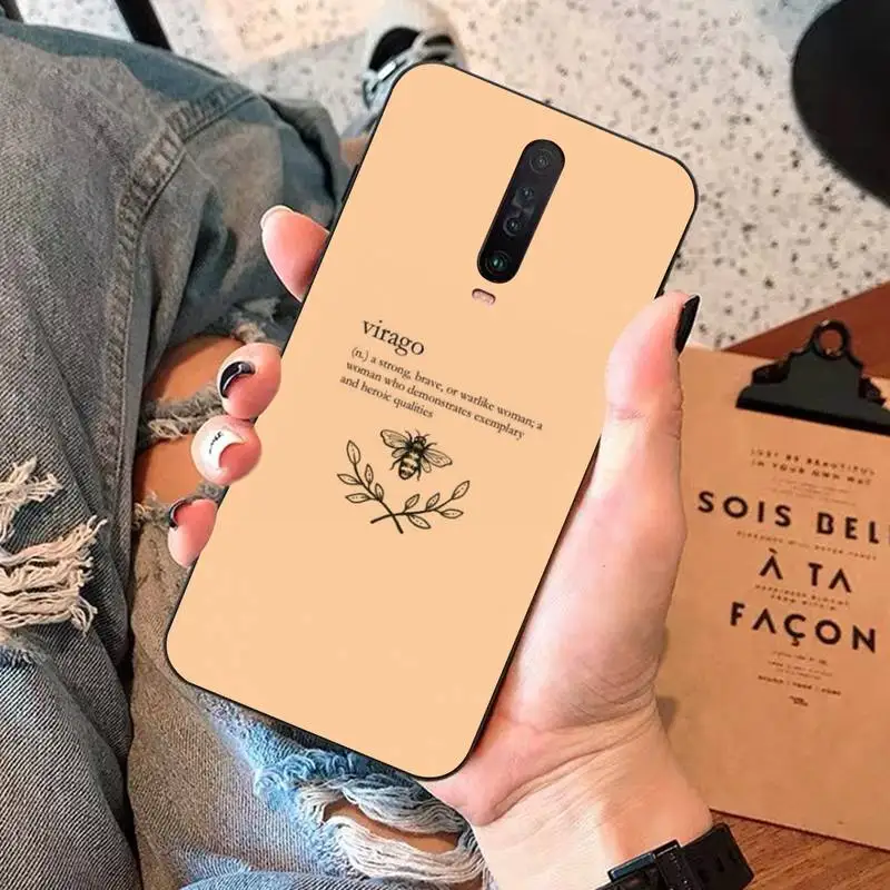 TOPLBPCS отличный эстетический цветочный Художественный Черный Мягкий чехол для