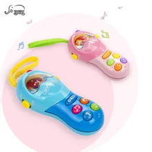 SHUNHUI детский мини электронный мобильный телефон игрушка детский музыкальный сотовый телефон с музыкальным звуком песня Обучающие игрушки подарок для детей