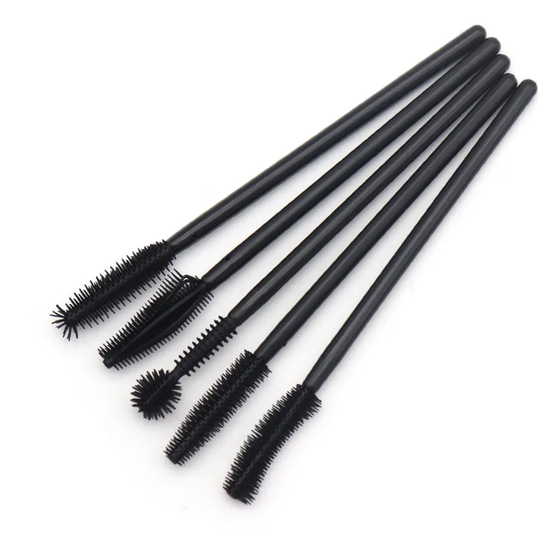 50 Stück Einweg-Silikon-Wimpernbürsten, Applikator, Wimpern-Mascara-Bürsten, Wimpernverlängerung, Damen-Make-up-Tools – Detail 1