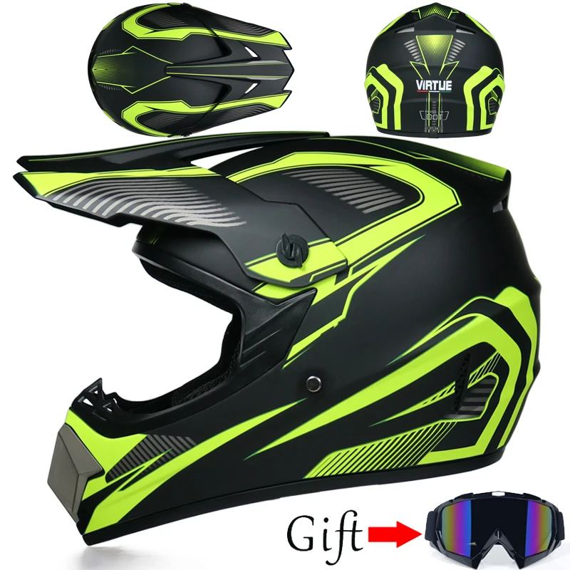 Мотокросс ATV Casco de Motocicleta Casque Para Moto Casco внедорожный Байк - Цвет: 17a