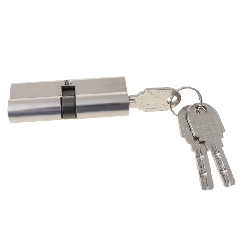 Anti-Theft Door Lock Cylinder with Keys Single Open Cylinder Interior Security Door Lock for Wooden Doors Rust-Proof door lock cylinder